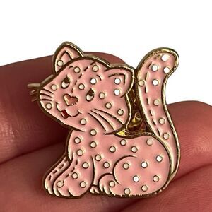 Strawberry Shortcake Pink Cat Enamel Pin Officially Licensed